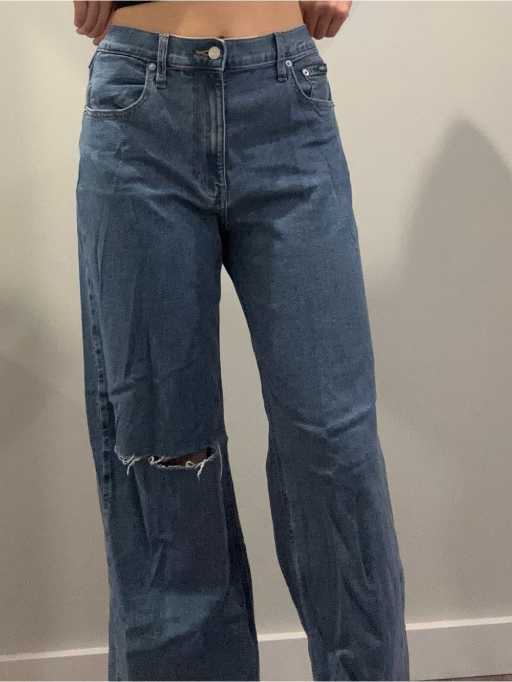 Calvin Klein Medium Blue Bootcut Jeans